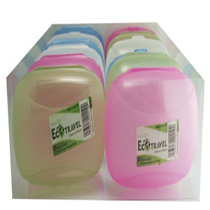 Recyclable Plastic Soap Box, 12/Pack Pack