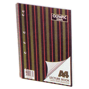LECTURE BOOK A4 SPIRAL SIDE OPN PERFORAT BD SP907 FEINT EACH Each