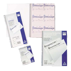 MESSAGE BOOK PHONE 140X275MM NCR 40LF EACH Each