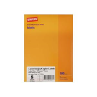 LABEL 105X74MM 8/SHEET 100/BX (AVD938107) Box
