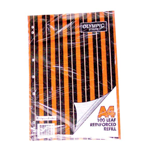 LOOSE LEAF REFILLS REINFORCED A4 RULED PK Pack
