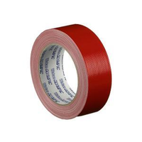 TAPE CLOTH 25MMX25MTR RED EACH Roll