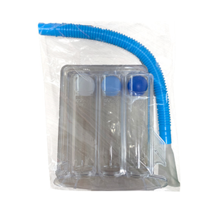 Livingstone Tri-Ball Incentive Spirometer, with Coloured Flow Rates Indicator, Each Each
