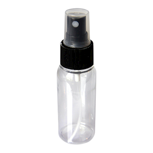 Livingstone Empty Spray Bottle with Atomiser, 60mL, PET (Polyethylene Terephthalate), Recyclable, Clear, Each Each