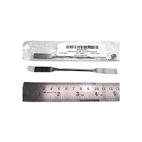 Livingstone Spatula 150mm Length , 10 Bent and Flat End Stainless Steel Each Each
