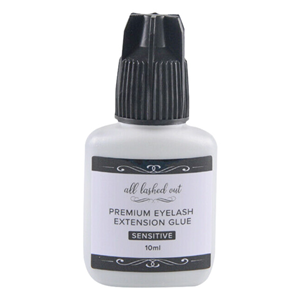 Sensitive Eye Lash Extension Glue, 10ml, 2-3 Weeks, Black, Each Each