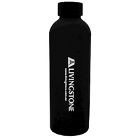 Livingstone Flask, 500ml, 22 x 7 x 7cm, Stainless Steel, 304, Black, Each Each