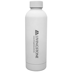 Livingstone Flask, 500ml, 22 x 7 x 7cm, Stainless Steel, 304, White, Each Each