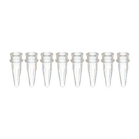8 Strips PCR Tube Only, No Cap, 0.2ml, Natural, 125/Pack Pack