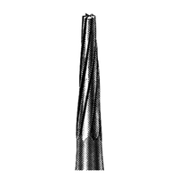 SSW 1171 Tungsten Carbide Burs, Domed Taper Fissure, 010N, Friction Grip, Plain Cut, Made in UK, Each