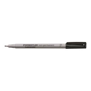 LUMOCOLOR PEN NON-PERM. FINE BLACK BOX/10 Box