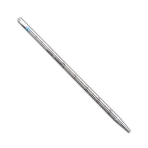 Serological Graduated Pipette, 5ml, Blue, Sterile, Individually Wrapped, with Suction Adapter, 200/Carton Carton