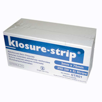 Surgi Reinforced Wound Skin Closure Strips C-01, 3 x 75mm, 5/Pack Each