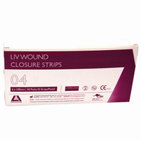 Surgi Reinforced Wound Skin Closure Strips C-04, 6 x 100mm, 5/Pack, 50/Box Box