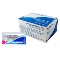 Out of Date, SURGI-GEL LUBRICATING JELLY 3ML SACHETS 144/BOX, Original Unopened Condition, Price Discounted, While Stocks last Box