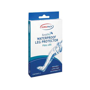 Surgipack Keep Dry Half Leg Protector, Waterproof, Adjustable Fit, Latex Free, Reusable, Pair Pair
