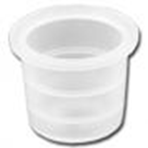 Sofeel Ink Cups with Foot Base (No Spill), Clear, 11mm, 500/Pack Pack