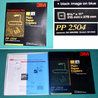 TRANSPARENCIES 3M PP2504 COPY PK/50 Pack