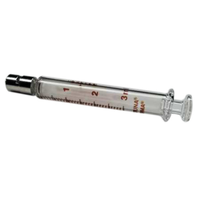 THOMPSON GLASS 3ML SYR/METAL LUER LOCK Each
