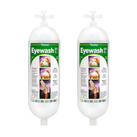 Tobin Eyewash Station Replacement Bottles, 1000mL, Sterile, 2 Pieces/Pack Pack