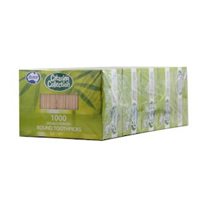 Alpen Wooden Toothpicks, 3 Inches, Round, Double Pointed, 5,000 Pieces/Pack Pack