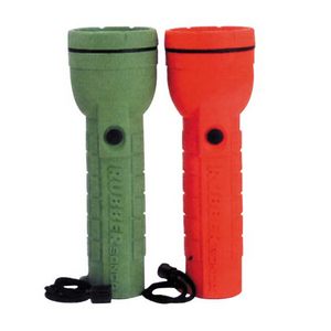 Sonca Colour Rubber Torch, 2x DD Battery Operated (Sold Separately), Each Each