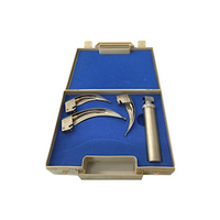 Shucman Premium Laryngoscope Fibre Optics, Complete Set with 3 Blades, Made in Israel, Each Each
