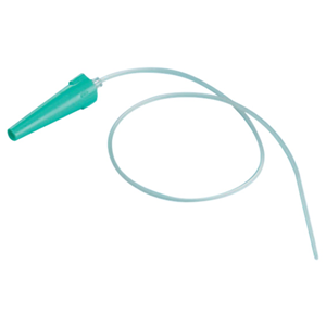 SUCTION CATH WITH FUNNERL CONNWITH MALE CONN FG 14 4.7 40CM Each