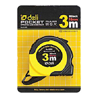 TAPE MEASURE 3M HANGSELL DELI Each