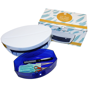 Sofeel UV Ultraviolet Light Steriliser Sanitiser, with Instrument Compartment, 40x24x20cm, 9W, for Non-Therapeutic Use Each