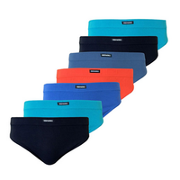 Underworks Mens Encased Elastic Briefs