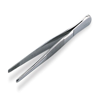 Livingstone Dressing Thumb Forceps, 150mm Turnover End, Blunt Points, Each Each