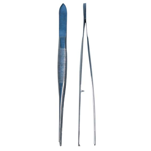Iris Forceps, 100mm, 1 x 2, Straight, Each Each