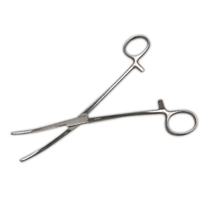 Livingstone Rochester Carmalt Haemostatic Artery Forceps, 14cm, Curved, Stainless Steel, Each Each