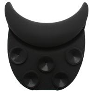 Wash Basin Cushion with Suction Cups for Perfect Hold, Black Each