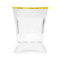 Whirl-Pak Sample Bags, 55 Ounce Capacity, 12 x 7.5 Inches, 0.076 mm Microns, 500 Bags/Pack Pack