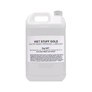 Wet Stuff Personal Lubricant, Lite #11026, 5Kg Bottle, 4 Bottles/Carton Carton